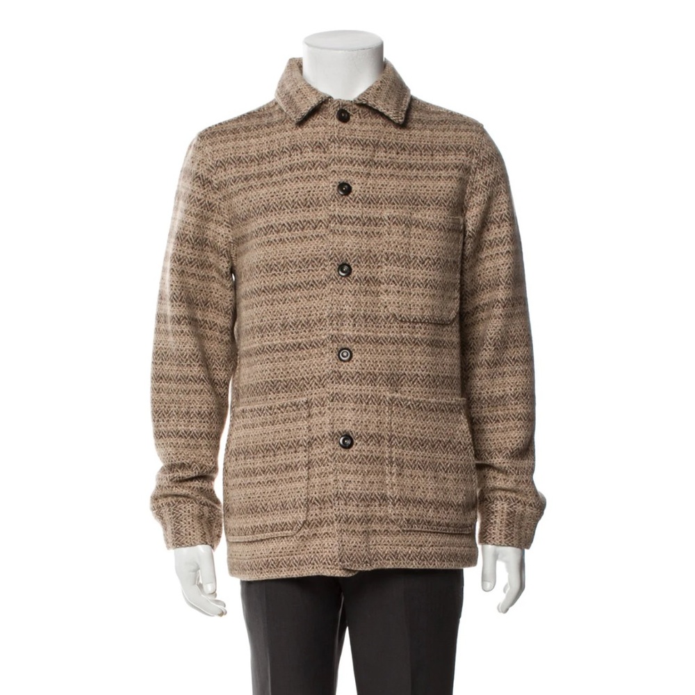 Taylor Stitch Brown Patterned Shirt Jacket